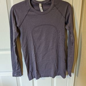 Purple sparkly Lululemon long sleeve